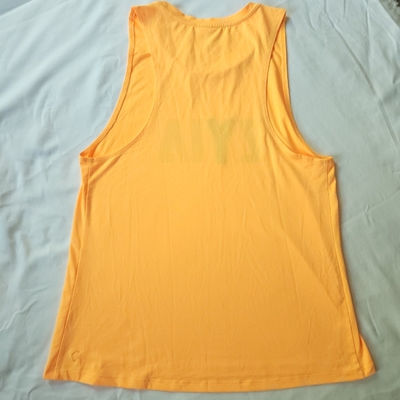 ZYIA Active Bengal Tank Oversized Sz S Neon Orange - Picture 4 of 6